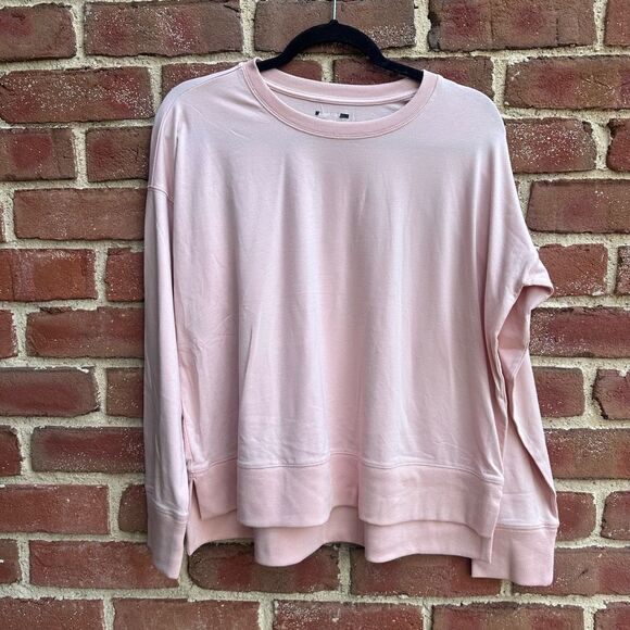 Eileen Fisher $168 Pima Cotton Stretch Jersey Box-Top sweatshirt XS NEW - Picture 1 of 8